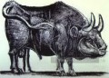 L’État bull III 1945 cubiste Pablo Picasso
